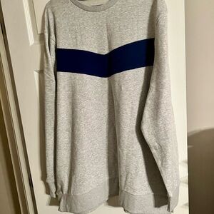 Gray and Blue Men's Sweater